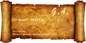 Grauer Anita névjegykártya